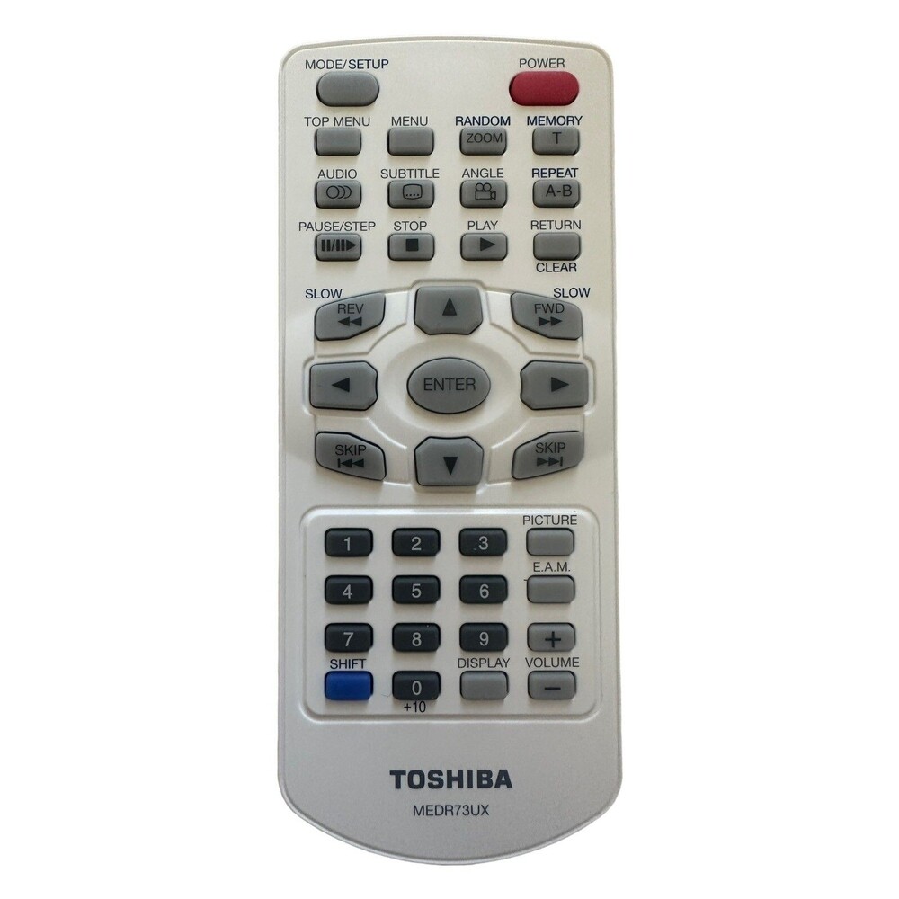 Toshiba MEDR73UX Remote Control OEM Genuine DVD Recorder Player Controller Teste
